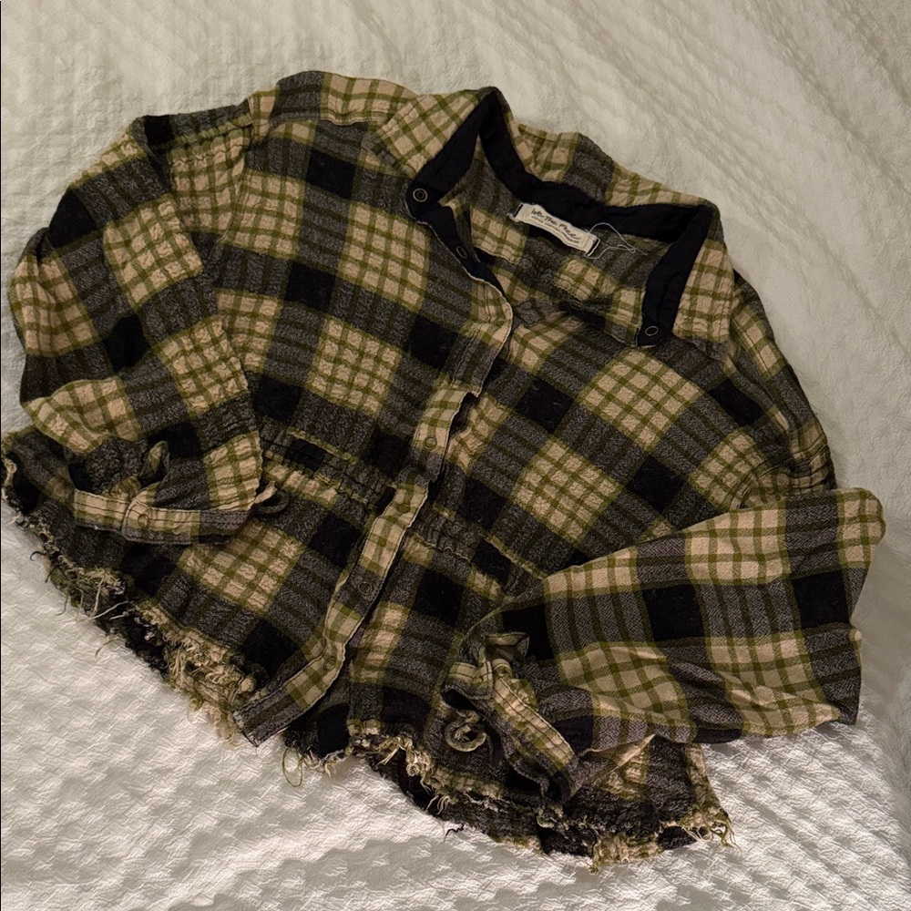 We The Free Frayed Hem Top